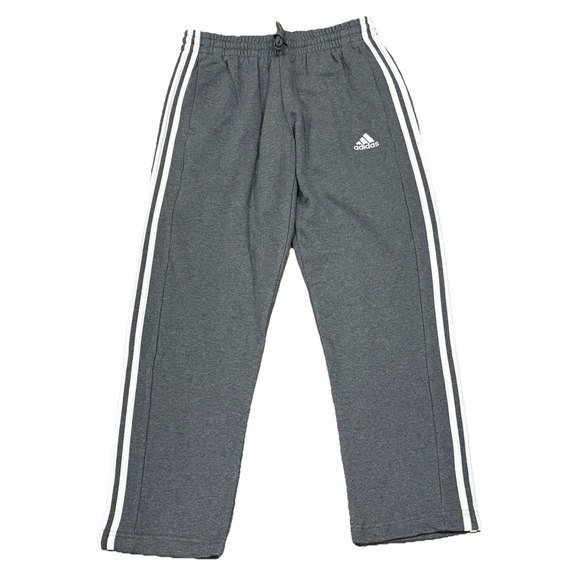 Adidas NWT Men's Medium Gray Regular Fit Jogger Fleece Lined Pants - Picture 1 of 8